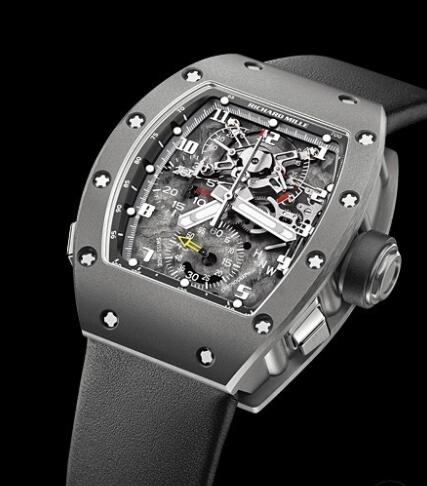 Replica Richard Mille RM 004-V2 All Gray Watch Titanium - Caoutchouc Strap